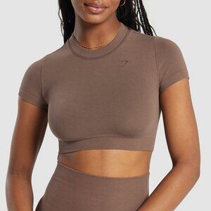 Cotton Seamless Crop Top